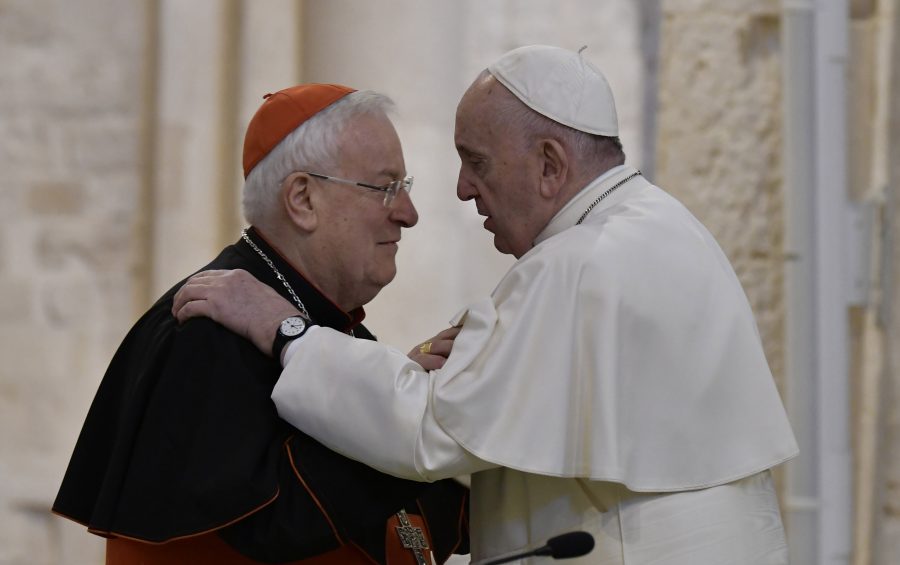 Bari, 23 febbraio 2020.
BASILICA DI SAN NICOLA. Papa Francesco incontra i Vescovi del Mediterraneo.